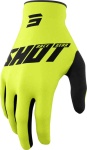 Shot 2022 Raw Gloves Burst Neon Yellow - Adult